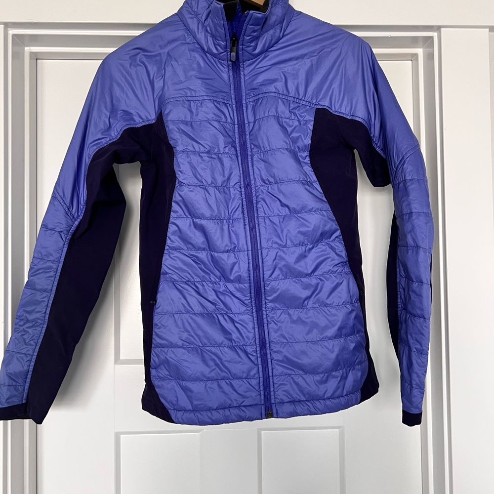 Patagonia Blue and Black Quilted Jacket